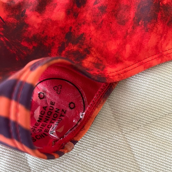 Daisy Street brand bikini bottom bright orange and red colors - Picture 2 of 15